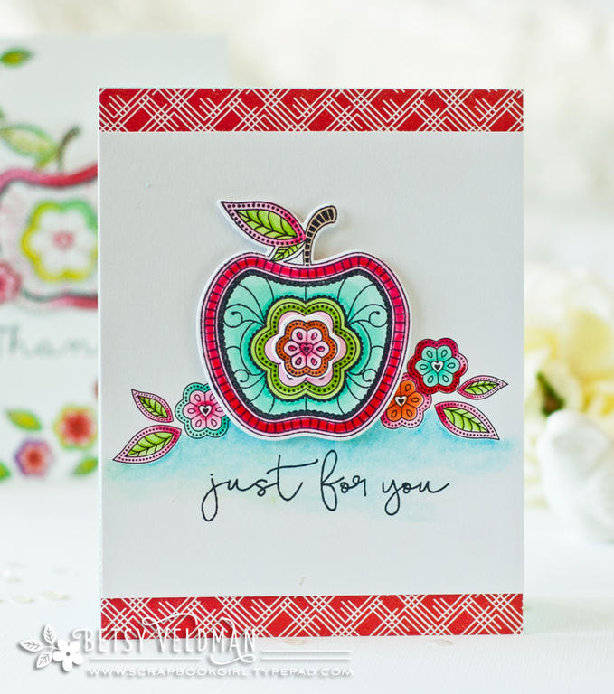 stamps: what the doodle: apple<br />
ink: memento tuxedo<br />
cardstock: stamper&#039;s...