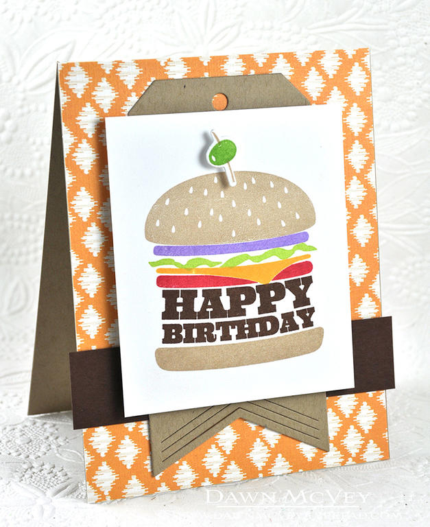 Paper: stamper&#039;s select white, dark chocolate, kraft, super succulents<br />
Stamps: King...