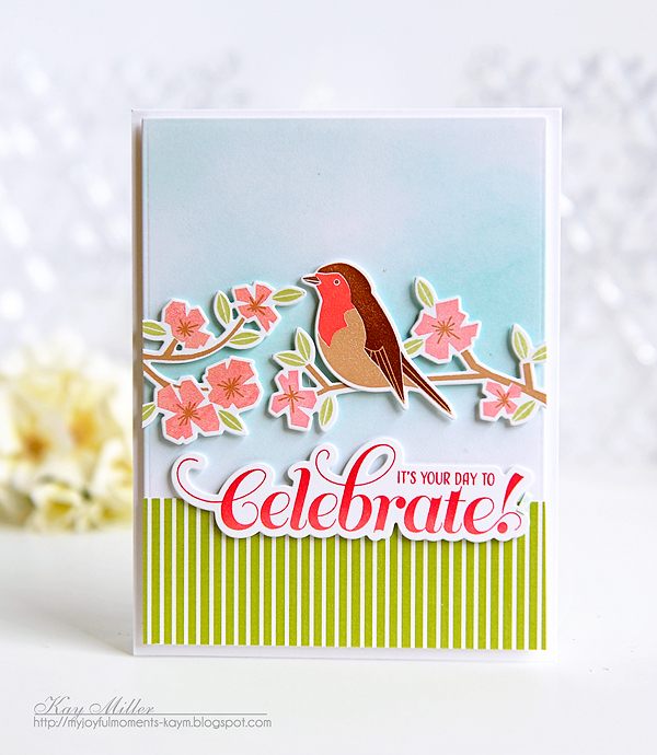 STAMPS: Spring Woods, Bold &amp; Beautiful Sentiments<br />
DIES: Spring Woods, Bold &amp;...