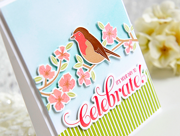 STAMPS: Spring Woods, Bold &amp; Beautiful Sentiments<br />
DIES: Spring Woods, Bold &amp;...