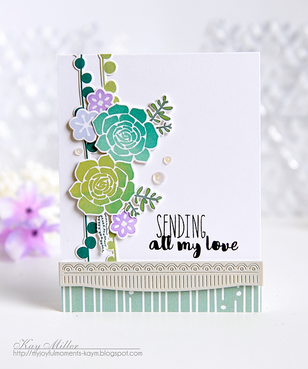 STAMPS: Super Succulents, Paper Clippings: Thank You<br />
DIES: Super Succulents, Cover Plate:...