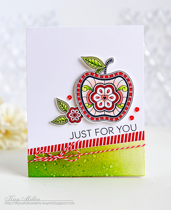 STAMPS: What The Doodle: Apple, Keep it Simple: Just For You<br />
DIES: What The Doodle:...