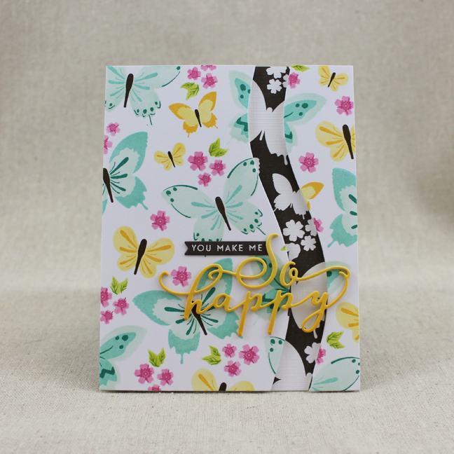 Stamps: Color Pop Butterflies Kit - Papertrey Ink<br />
Cardstock: Smokey Shadow, Aqua Mist,...