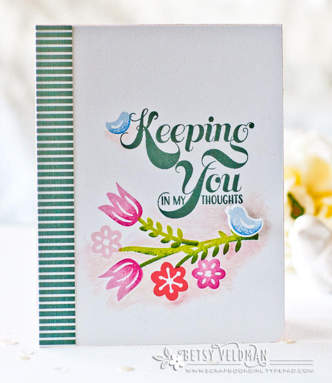 stamps: bold &amp; beautiful, paper clippings: thank you<br />
ink: stormy seas, berry sorbet,...