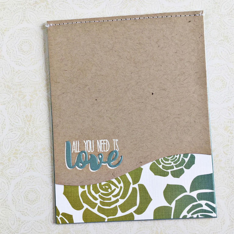 size: 4 1/4&quot; x 5 1/2&quot;<br />
<br />
stamps: Super Succulents<br />
<br />
ink:...