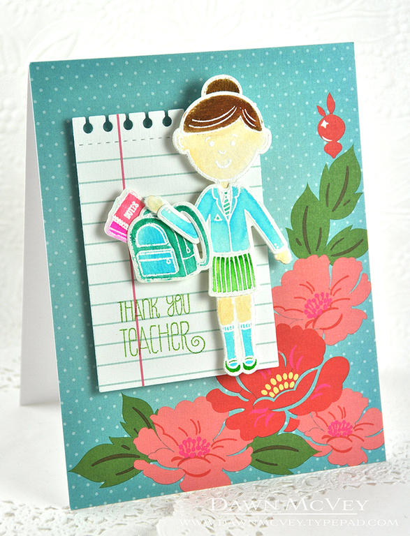 Paper: stamper&#039;s select white, watercolor card stock, vintage linens patterned paper,...