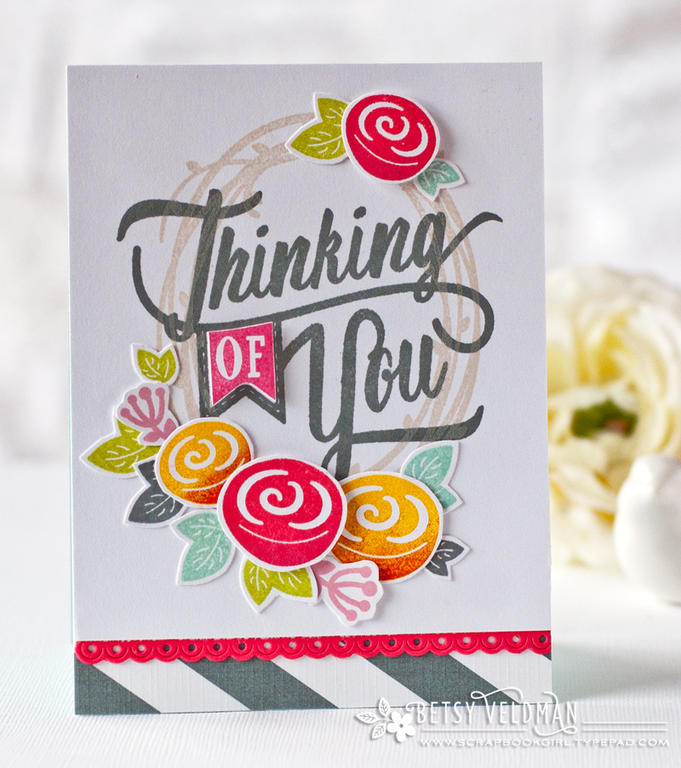 stamps: paper clippings: thinking of you<br />
ink: berry sorbet, raspberry fizz, bright...