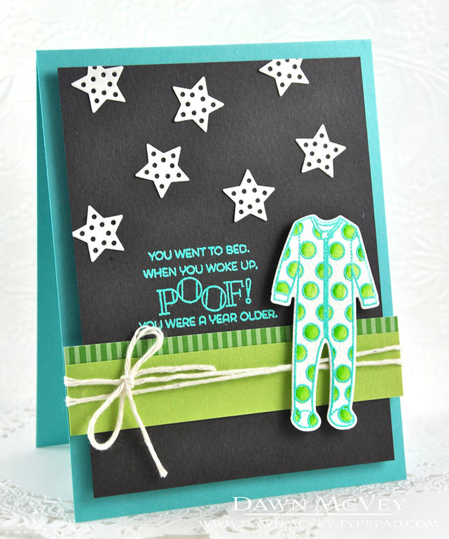 Paper: watercolor card stock, hawaiian shores, smokey shadow, green parakeet, new leaf stripe<br...