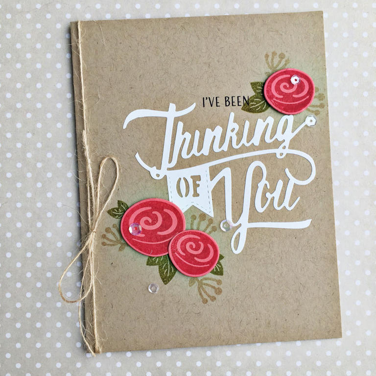 size: 4 1/4&quot; x 5 1/2&quot;<br />
<br />
stamps: Paper Clippings: Thinking of You<br />...