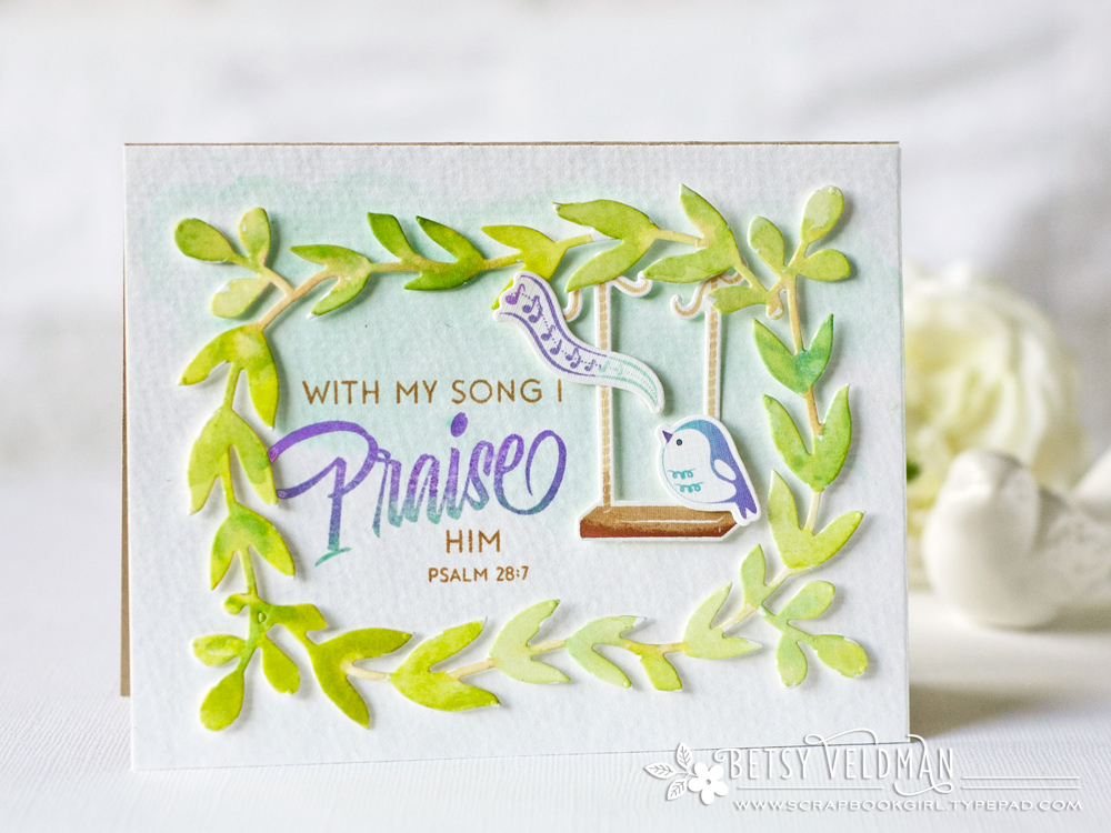 stamps: make it market mini kit: sunshine &amp; rainbows, inspired: praise<br />
ink:  classic...