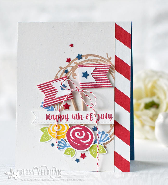 stamps: keep it simple: bless the USA, paper clippings: thinking of you, bitty background blocks...