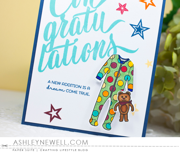 Supplies<br />
<br />
Stamps: Sweet Dreams, Paper Clippings: Congratulations<br />
<br />...