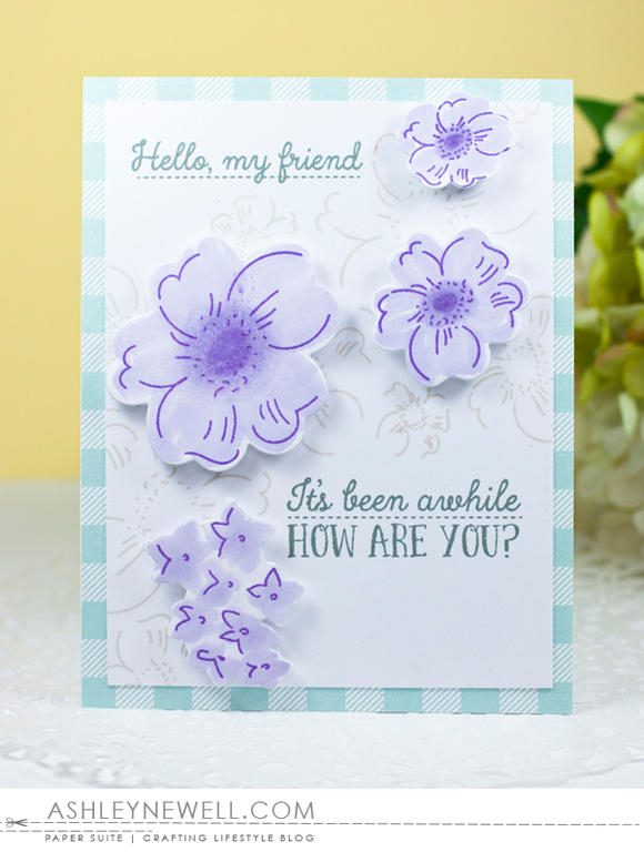 Supplies<br />
<br />
Stamps: Floral Sketches<br />
<br />
Ink: Stormy Sea, Soft Stone,...