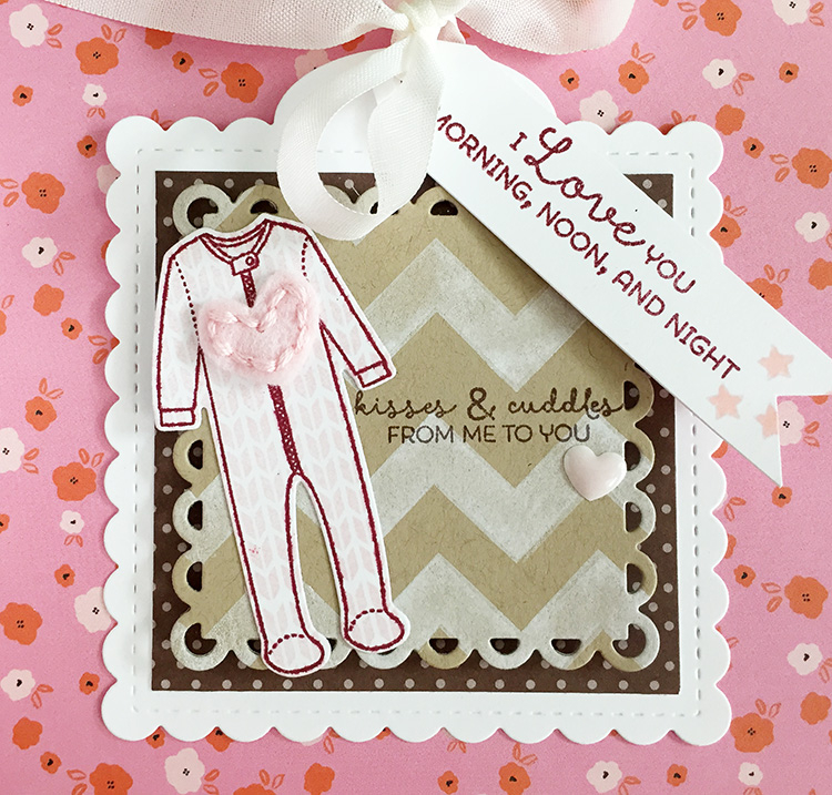 STAMPS: Sweet Dreams, Background Basics: Striped Sweater, Background Basics: Super Chevron<br />...