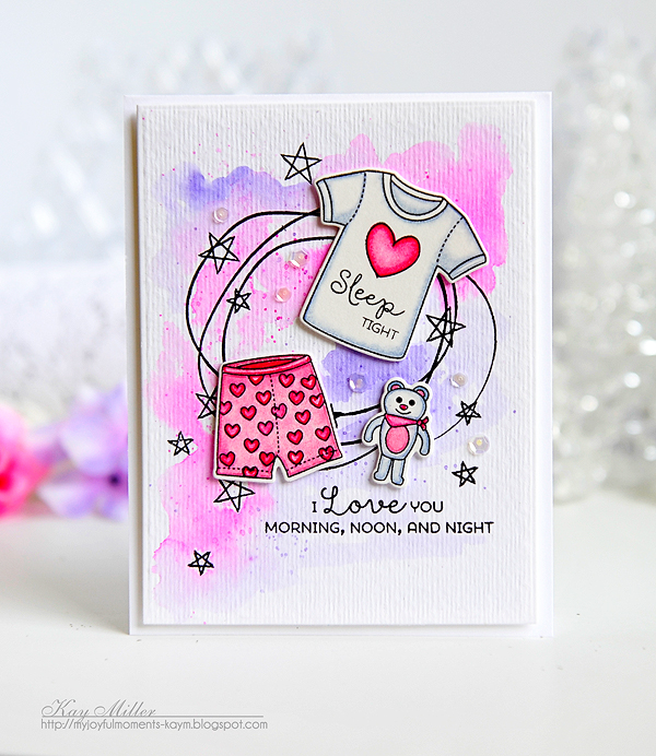 STAMPS: sweet Dreams, Star Scribbles<br />
DIES: Sweet Dreams<br />
INK: True Black<br />...