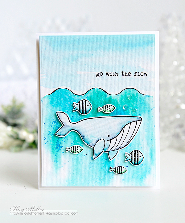 STAMPS: Keep Swimming<br />
DIES: Keep Swimming<br />
INK: True Black<br />
PAPER:...
