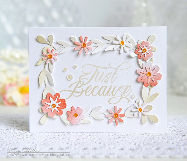STAMPS: Calligraphy Classics<br />
DIES: Garden Garland<br />
INK: Soft Stone, Americana<br />...