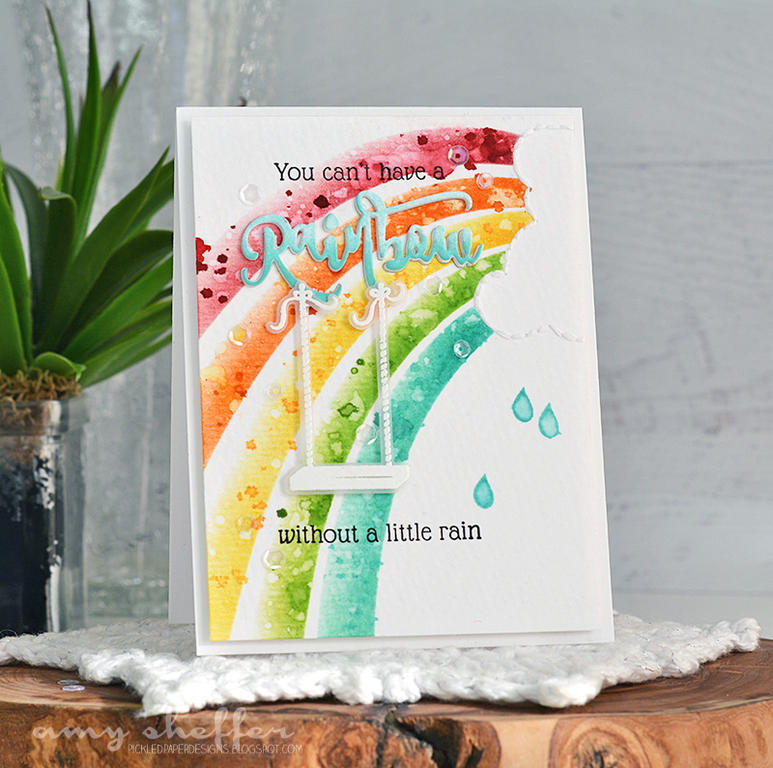 Stamps: Sunshine &amp; Rainbows<br />
<br />
Dies: Sunshine &amp; Rainbows<br />
<br />
Ink:...