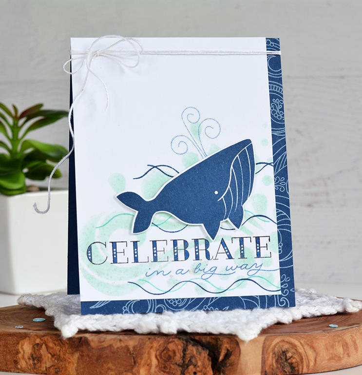 Stamps: Keep Swimming, What the Doodle: Waves, Colorful Words<br />
<br />
Dies: Keep...