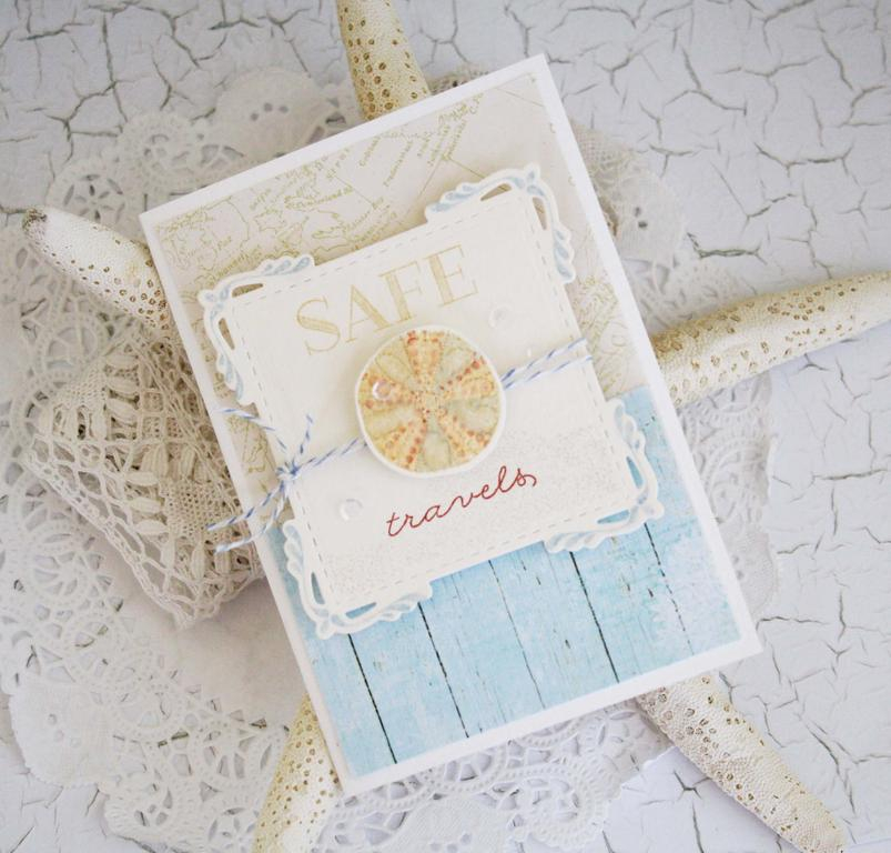 Papertrey Ink Supplies Used:<br />
Stamps:<br />
Simple Seashells, Sand Swatch, and Colorful...