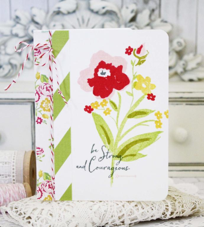 Papertrey Ink Supplies Used:<br />
Stamps:<br />
Walk by Faith and Brushed Blooms <br />...