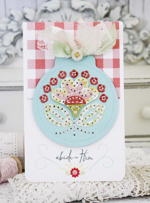 Papertrey Ink Supplies Used:<br />
Stamps:<br />
Walk by Faith, Stitched Swirls<br />...
