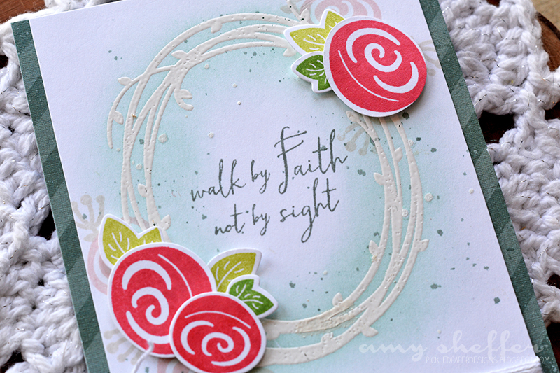 Stamps: Paper Clippings: Thinking of You; Walk by Faith<br />
<br />
Dies: Paper Clippings:...