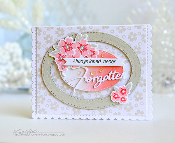 STAMPS: Forget Me Not<br />
DIES: Forget Me Not, Noted: Scalloped A2 Dies, Tag Sale #10<br />...