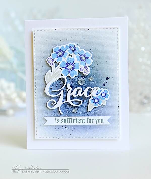 STAMPS: Inspired: Grace, Forget Me Not<br />
DIES: Inspired: Grace, Forget Me Not, Noted:...