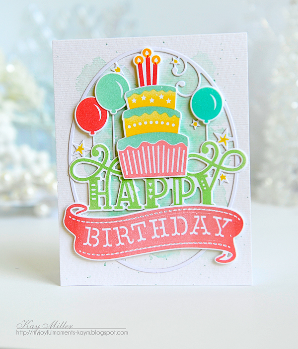 STAMPS: Paper Clippings: Birthday<br />
DIES: Paper Clippings: Birthday<br />
INK: Aqua Mist,...