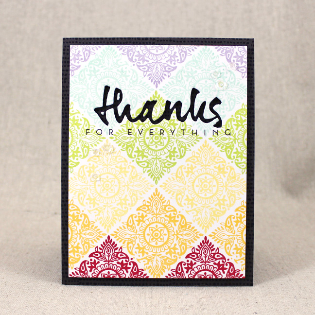 Stamps: Woodblock Prints, Wet Paint - Papertrey Ink<br />
Cardstock: Smokey Shadow - Papertrey...