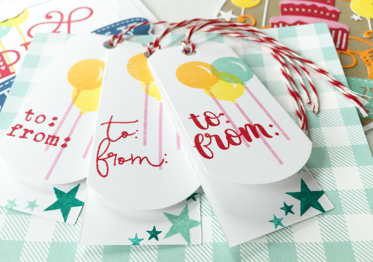 STAMPS: Keep It Simple: To &amp; From, Paper Clippings: Birthday<br />
INK: Pure Poppy, Summer...