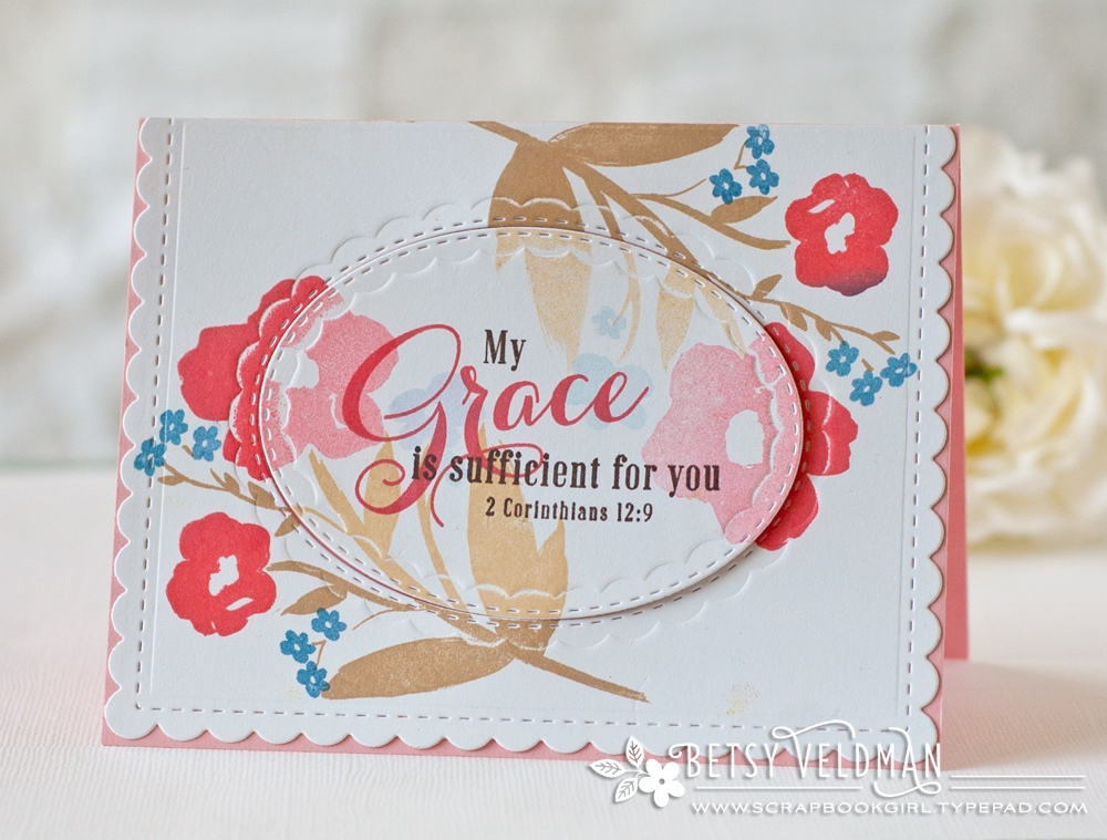 stamps: inspired: grace, brushed blooms<br />
ink: berry sorbet, pale peony, fine linen,...