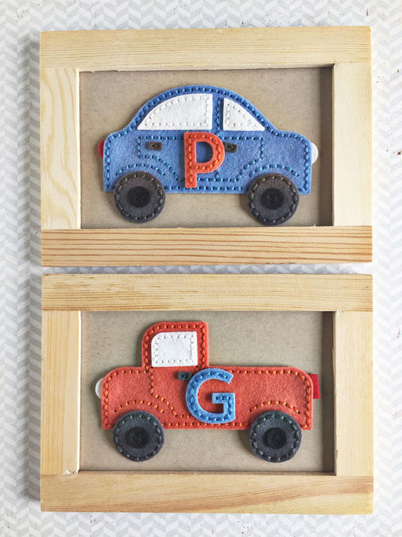 cardstock: kraft<br />
<br />
other: Stitched Car dies, Stitched Truck dies, Sew Stylish...