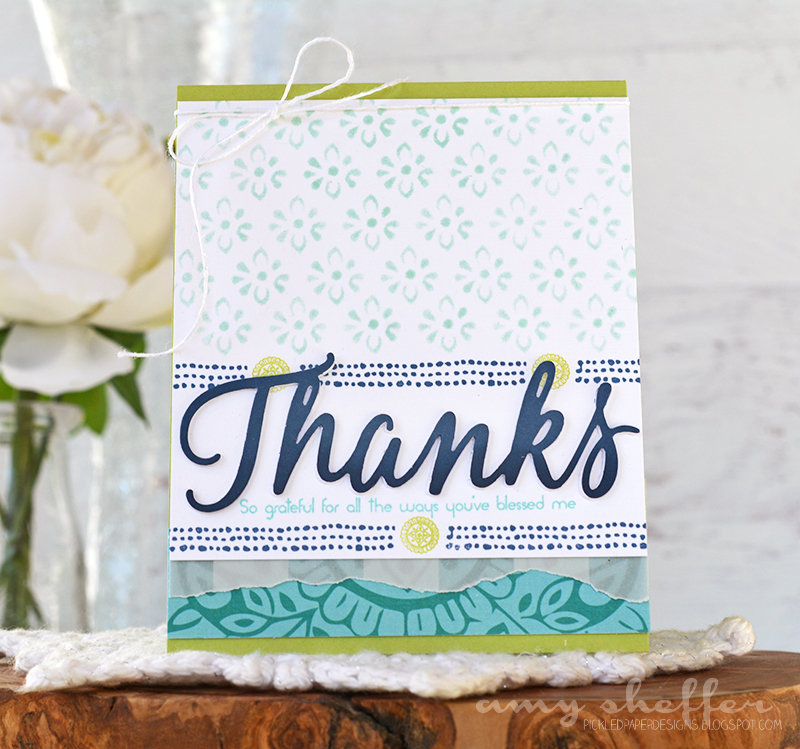 Stamps: The Skinny, Woodblock Prints<br />
<br />
Dies: Big Basics: Thanks<br />
<br />
Ink:...