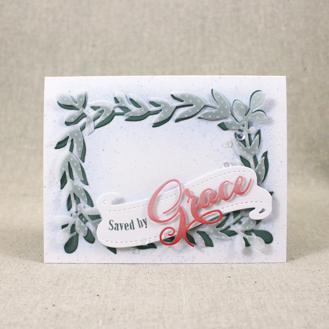 Stamps: Inspired: Grace - Papertrey Ink<br />
Cardstock: Ocean Tides, Pale Peony, Sheer Basics...