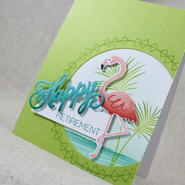 Stamps: Some Like It Hot, Tropics, Background Basics: Woodgrain, Just A Number - Papertrey...
