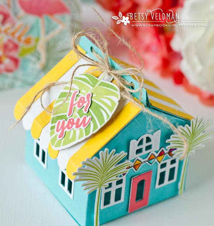 stamps: tropics<br />
ink: green parakeet, new leaf, berry sorbet<br />
cardstock: hawaiian...