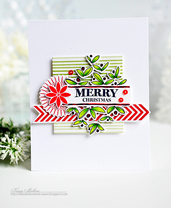 STAMPS: Splits: Best Wishes, Oh Holy Night, Snowflake Flurries. Cup Of Cheer, Happy Notes<br />...