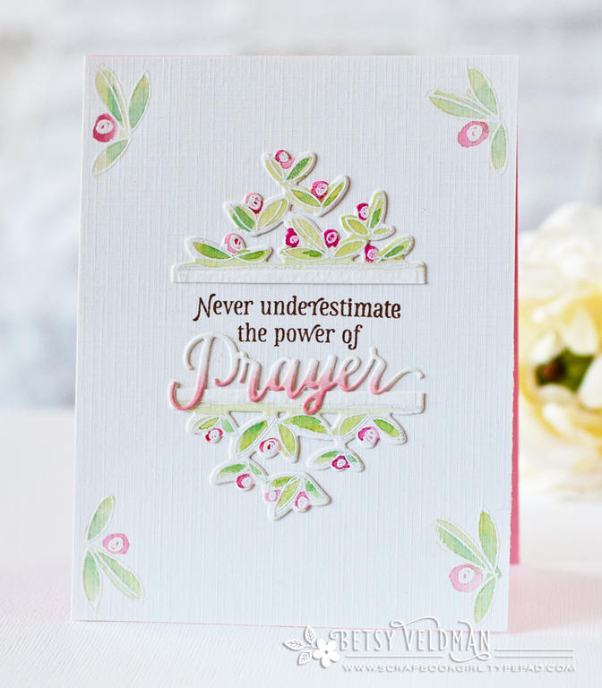 stamps: splits: best wishes, inspired: prayer<br />
ink: versamark, berry sorbet, limeade ice,...