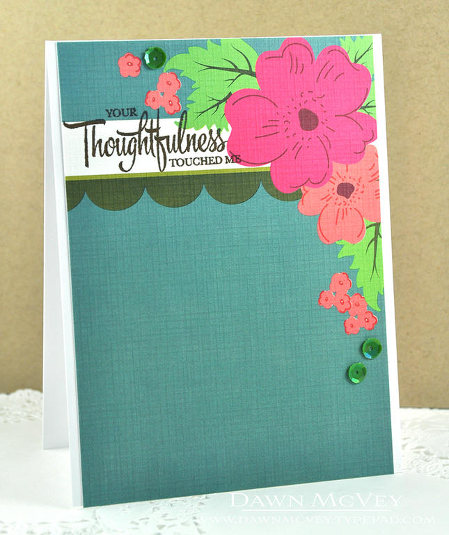 Paper: stamper&#039;s select white, floral sketches paper collection<br />
Stamps: It&#039;s...