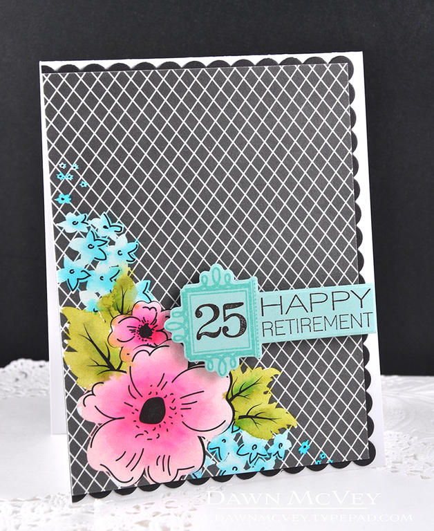 Paper: stamper&#039;s select white, aqua mist, floral sketches watercolor sheet<br />
Stamps:...