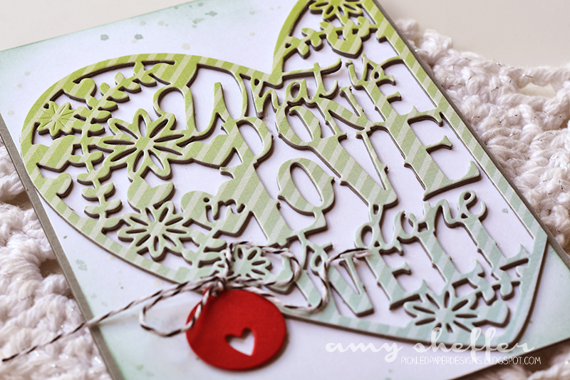 Dies: Paper Clippings: Done In Love, Tiny Tags<br />
<br />
Ink: Aqua Mist and Ocean Tides<br...