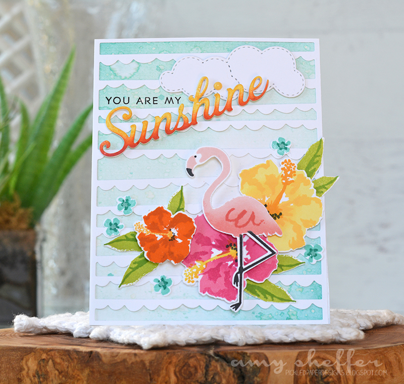 Stamps: Some Like It Hot, Hello Sunshine<br />
<br />
Dies: Some Like It Hot, Cover Plate:...
