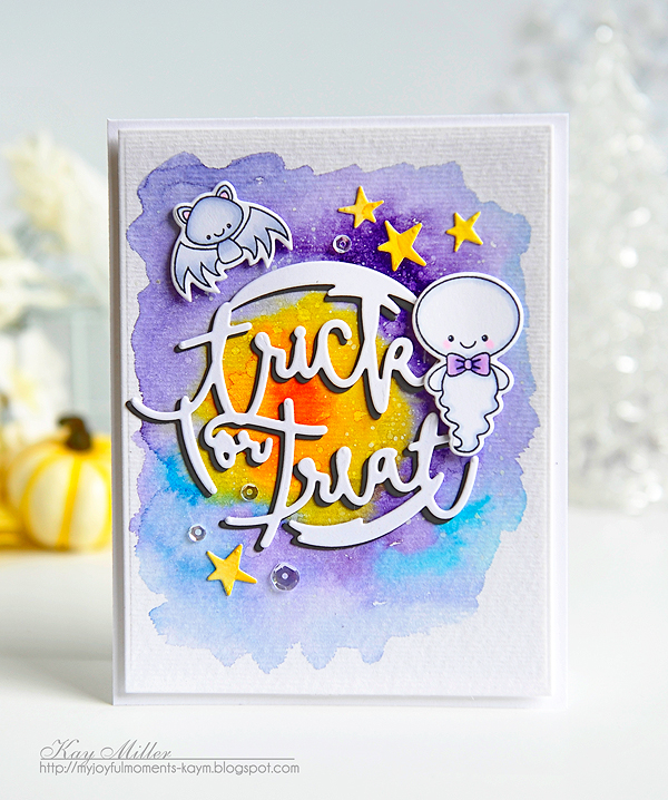 STAMPS: Spooky Smiles<br />
DIES: Spooky Smiles, Shaped Sayings: Halloween<br />
PAPER:...