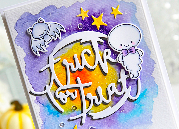 STAMPS: Spooky Smiles<br />
DIES: Spooky Smiles, Shaped Sayings: Halloween<br />
PAPER:...