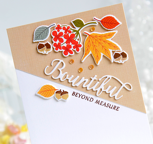 STAMPS: Inspired By: Blesssed<br />
DIES: Color Pop: Autumnn<br />
INK: Dark Chocolate<br />...