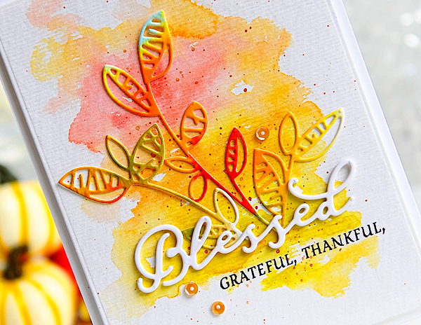 STAMPS: Inspired: Blessed<br />
DIES: Inspired: Blessed, Fancy Foliage Details<br />
INK: True...