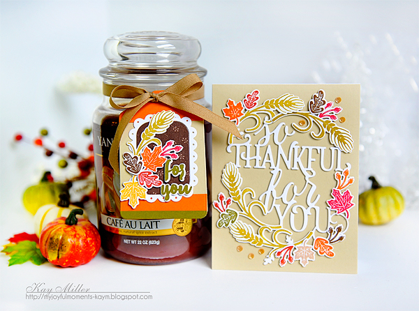 STAMPS: Paper Clippings: Thankful For You, Tropics<br />
DIES: Paper Clippings: Thankful For...