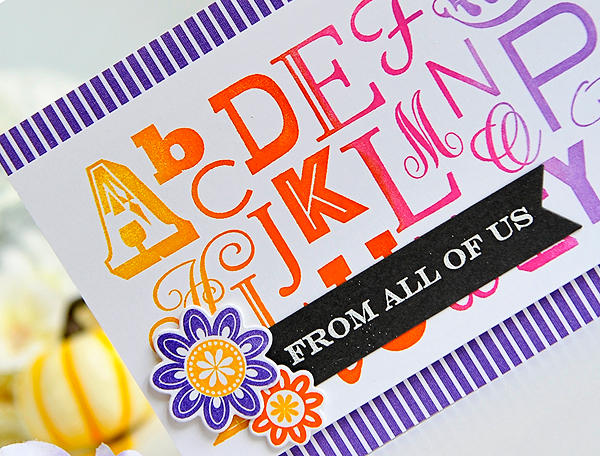 STAMPS: Alphabet Soup, Stylized Autumn, Keep It Simple: From All of Us<br />
DIES: Stylized...